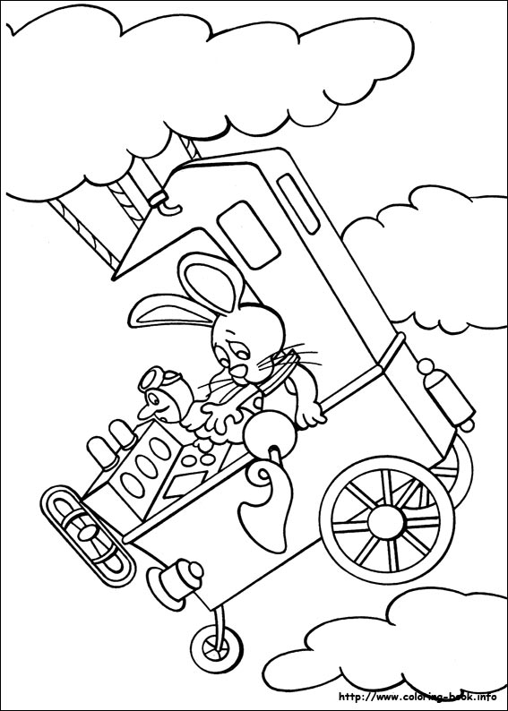 Peter Cottontail coloring picture